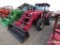 2016 MAHINDRA MPOWER 85P TRACTOR 4WD, C/H/A, W/ MAHINDRA MPOWER FRONT LOADE