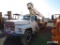 1988 FORD F800 BOOM TRUCK MANUAL TRANS, AFTER MARKET A/C, 47,464 MILES, SIN