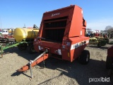 HESSTON 565A ROUND BALER W/ MONITOR *IN GATE HOUSE*, TAG #4701
