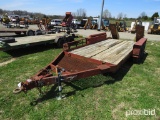 1989 BELSHE 2 AXLE 14FT TRAILER W/ SURGE BRAKES *TITLE*, VIN #020904, TAG #