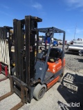 TOYOTA FORKLIFT LP GAS, 3 STAGE MAST, W/ SIDE SHIFT, TAG #4734
