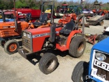 1010 MASSEY FERGUSON TRACTOR 2WD, DSL, TURF TIRES, 1191 HOURS, TAG #5906