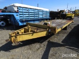 1998 24FT TRAILER 3 AXLE DOVETAIL W/ RAMPS *TITLE*, VIN #11T223, TAG #4742