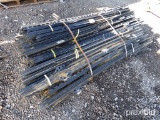 PALLET OF POLY T-POST APPROX. 100, TAG #4861