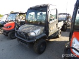 KUBOTA RTV X-1100C SIDE BY SIDE DIESEL, ENCLOSED CAB, HEAT & AIR, 4WD, DUMP BED, CAMO, 1123HRS, TAG