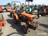 KUBOTA B4200 TRACTOR 4WD, DIESEL, 3PT HITCH, NO PTO, ROLL BAR, 1380HRS, TAG #7990