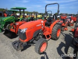 2015 KUBOTA L3901 TRACTOR 4WD, 3PT HITCH, PTO, ROPS, GEAR DRIVE, 1791HRS, SERIAL #51804, TAG #7465
