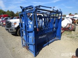 PRIEFERT HEAD CHUTE W/ SCALES S04 SQUEEZE CHUTE, AUTOMATIC & MANUAL, (CONTROL IN GATE HOUSE), MODEL