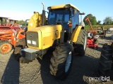 2004 CHALLENGER MT465 TRACTOR W/ SIDE MOWER, 4WD, C/H/A, HYD SHUTTLE, TRANSMISSION ISSUE, 2713 HOURS