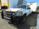 2008 CHEVROLET 2500HD TRUCK EXTENDED CAB, 4WD, LONG BED, BRUSH GUARD, TITLE, VIN #1GCHK29K28E193652,