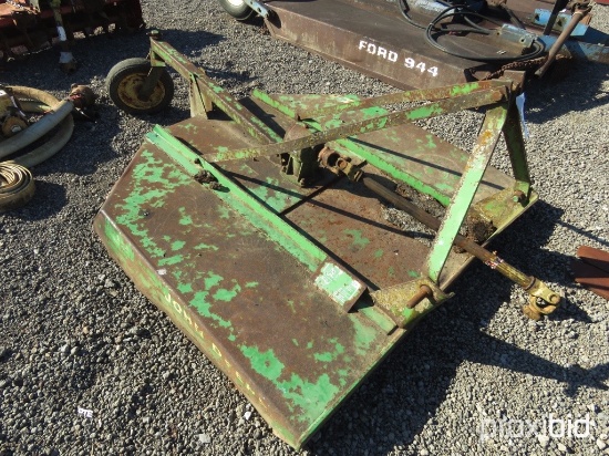 JOHN DEERE BUSH HOG 5' CUT, 3PT HITCH PTO, TAG #7660