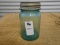 ANTIQUE GREEN PINT MASON JAR W/ ZINC LID