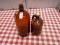 AMBER GLASS JUGS