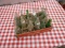 ANTIQUE WOODEN COCA-COLA CRATE W/ 21 MISC GLASS BOTTLES
