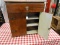 WOODEN MEDICINE CABINET W/ DRAWER