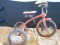 RED AND WHITE TRICYCLE