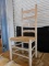 LADDER BACK WOODEN CHAIR
