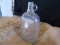 1/2 GALLON GLASS WHISKEY BOTTLE