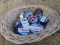 MISC BASKET OF OLD BUTTONS