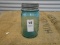 ANTIQUE GREEN PINT MASON JAR W/ ZINC LID