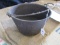 THREE LEGGED CAST IRON HEARTH POT