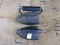 QTY 2) CAST IRON,  IRONS W/ HANDLES