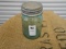 ANTIQUE GREEN PINT MASON JAR W/ ZINC LID
