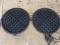 PAT APRIL 1887 #9 & #10 TWO PIECE WAFFLE MAKER