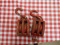 QTY 2) ANTIQUE PULLEYS