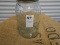 ANTIQUE GREEN QUART MASON JAR W/ ZINC LID