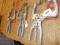 QTY 3) WOODWORK VICE GRIPS