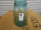 ANTIQUE GREEN QUART MASON JAR W/ NO LID