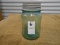 ANTIQUE GREEN PINT MASON JAR W/ ZINC LID