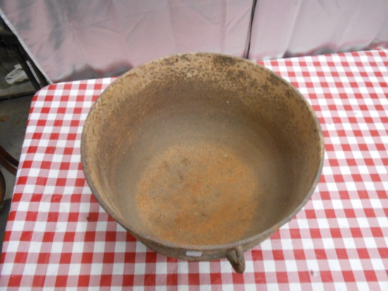 CAST IRON LARD POT