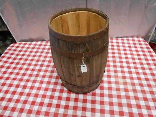 WOODEN BARREL W/ NO LID