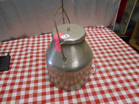 ANTIQUE METAL MILK JUG