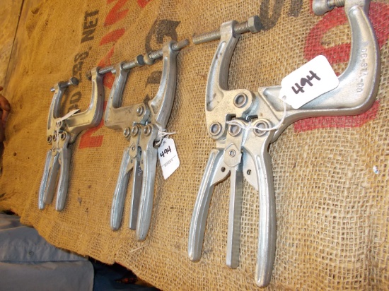 QTY 3) WOODWORK VICE GRIPS