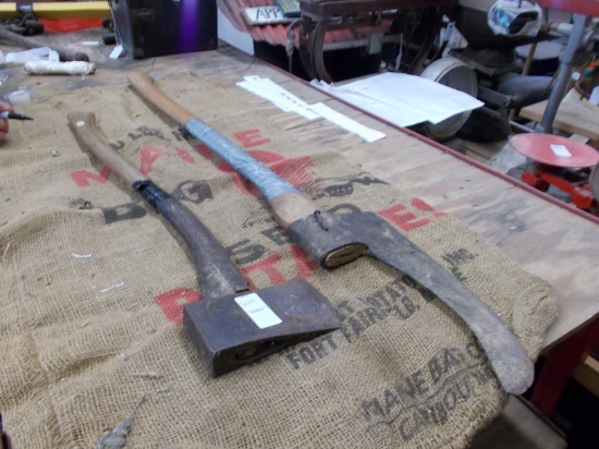 QTY 2) SICKLE & AX