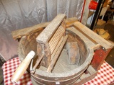 WOODEN WASH TUB