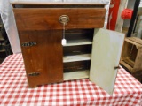 WOODEN MEDICINE CABINET W/ DRAWER