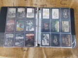 3 RING BINDER OF OLD STYLE MOTORCYCLE CARDS