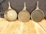QTY 3) METAL PAN SET