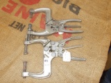 QTY 2) WOOD WORKING VICE GRIPS