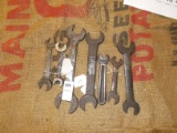 QTY 7) ASSORTED SIZE WRENCHES