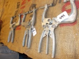 QTY 3) WOODWORK VICE GRIPS