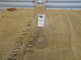 QTY 1) DIXIE DAIRY GLASS QUART MILK JAR