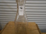 QTY 1) PURITY GLASS QUART MILK JAR