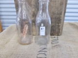 QTY 2) LANDOSON GLASS MILK JAR