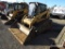 CAT 277B SKID STEER RUBBER TRACKS, C/H/A, RADIO, 4WAY BUCKET, TAG #8504