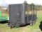 12FT DUAL AXLE TRAILER *NO TITLE* TAG #3186